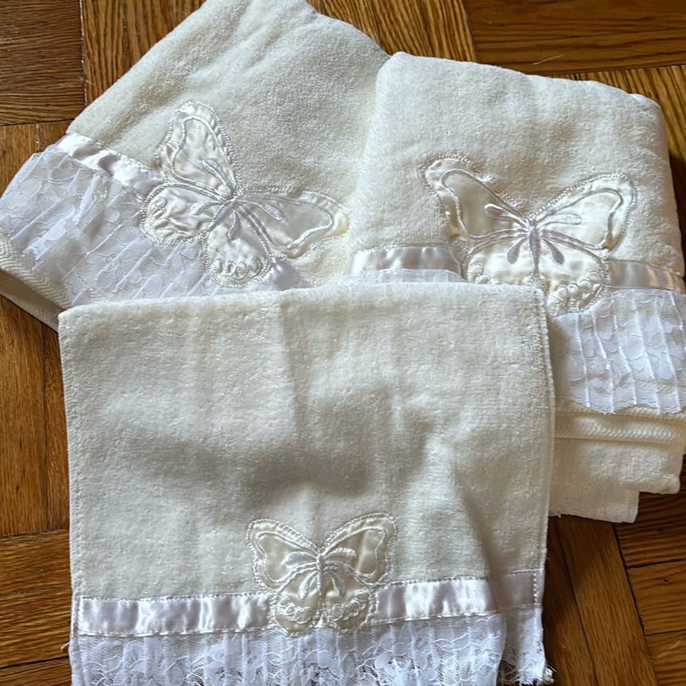 A bath towel set